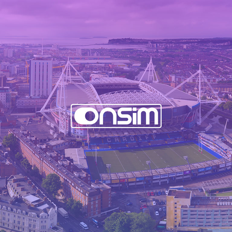 Cardiff 029 business number on mobile with ONSIM